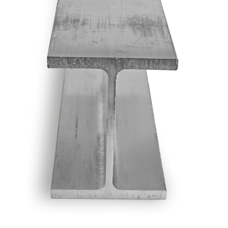 6061 Aluminum I-Beam, Unpolished (Mill) Finish, Extruded, T6-Temper, ASTM B221, Equal Leg Length, Squared Corners, 3" Leg Lengths, 4" Width, 0.29" Wall Thickness, 72" Length, OnlineMetals