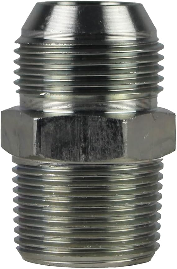 1" Male Flare x 1" MNPT Straight Adapter Fitting for 1" OD J08MF08MX