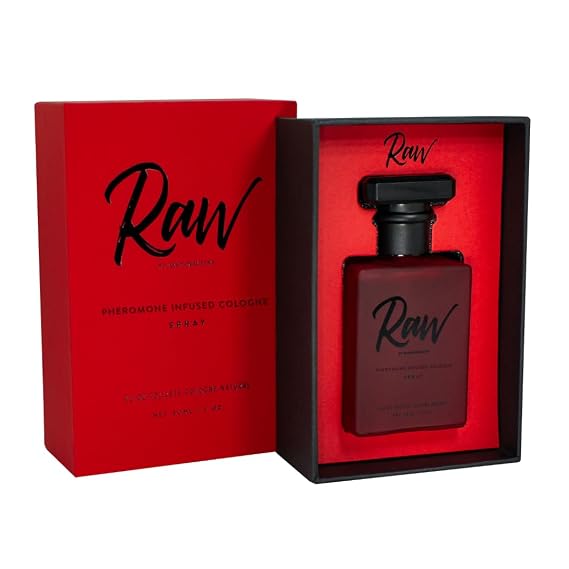 Pheromone Infused Cologne for Men - Raw 1 oz Mens Spray by RawChemistry | Premium Mens Cologne, Long Lasting Perfume for Men, Signature Fragrances, Concentrated Perfume Oil, Daily Use, 1 Oz