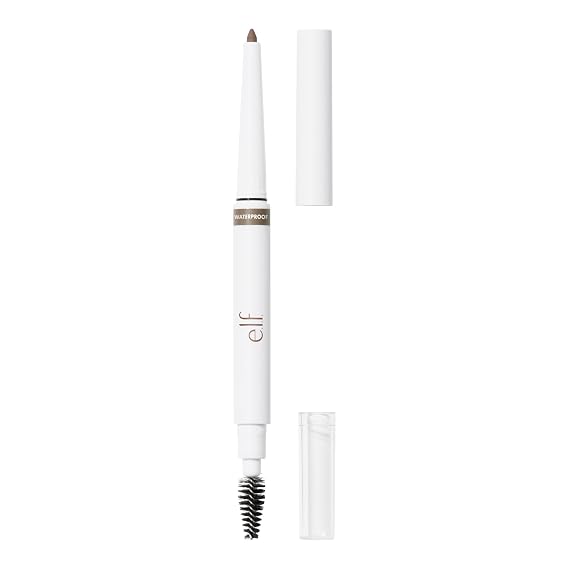 e.l.f. Instant Lift Waterproof Eyebrow Pencil, Blonde | Precision Tip with Dual-Ended with Spoolie, Smudge-Resistant Formula for Natural, Long-Lasting Brows
