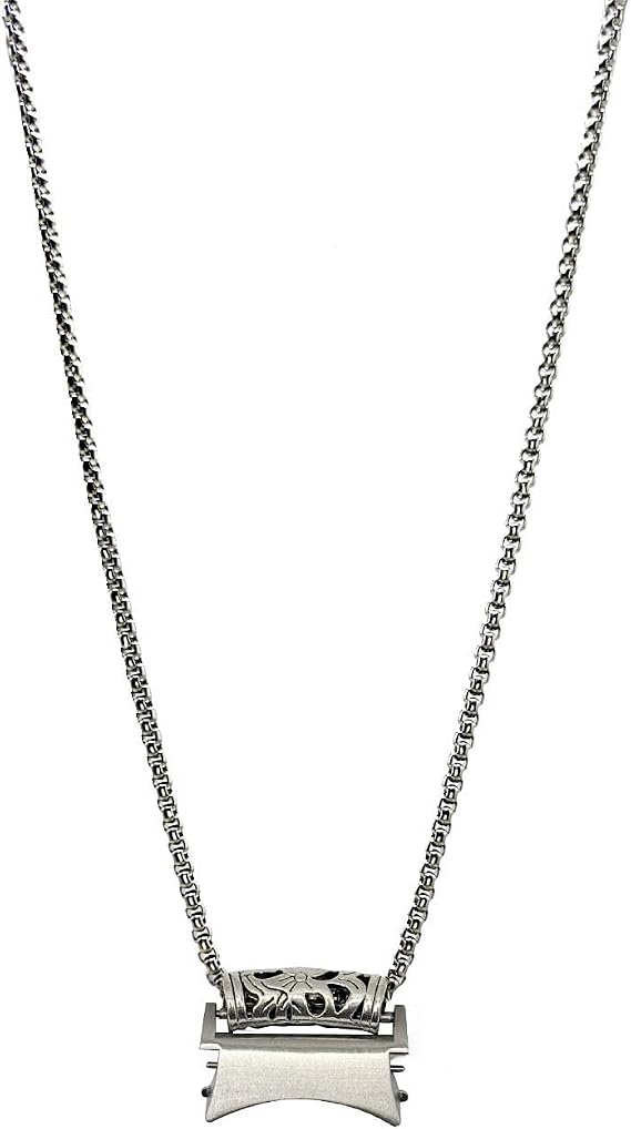 HMLXSH Necklace Compatible with Samsung Galaxy Watch 7 6 5 4 FE 40mm 44mm/6 Classic 43mm 47mm/4 Classic 42mm 46mm/5 Pro 45mm No gaps Pendant adapter clip for Samsung Watch Fob