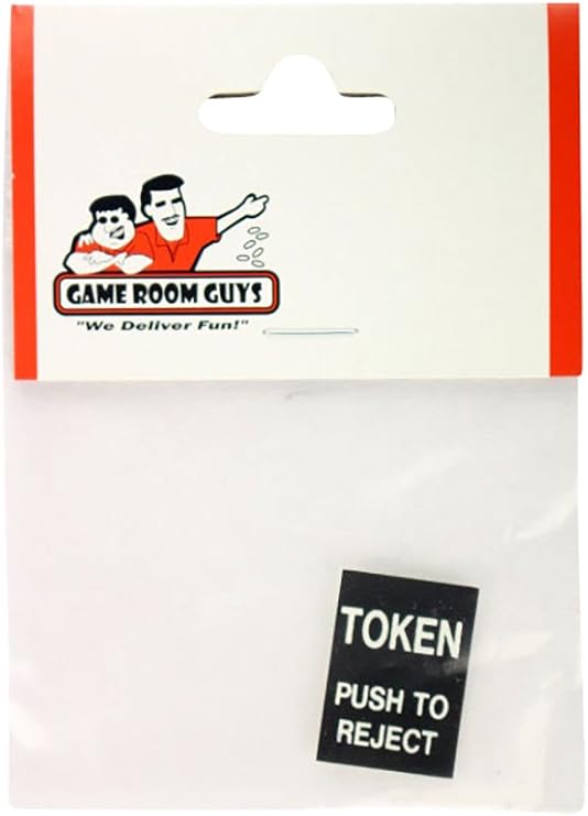 Game Room Guys Arcade Coin Mechanisms Token -Push to Reject
