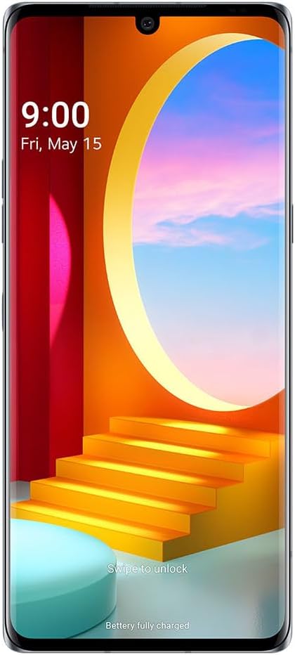 LG VELVET 5G 128GB Mobile Phone, Grey, Aurora Grey, Android 10