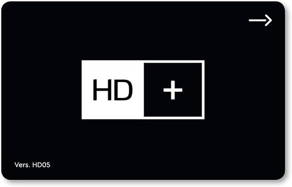 HD+ card for 12 months of TV in brilliant HD quality