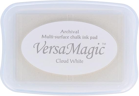Tsukineko Full-Size VersaMagic Chalk-Finish, Cloud White