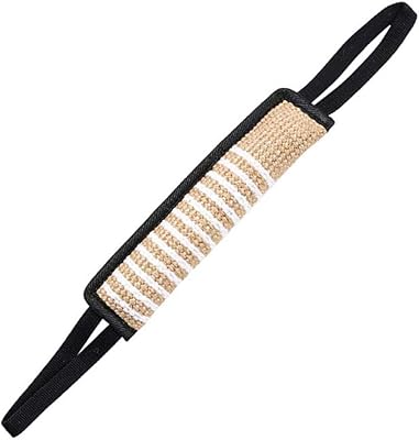 Dog Training Bite Pillow Jute Bite Toy Dog Tug Toy Durable Dog Bite Sleeve ick Training Equipment for K9 Puppy to Large Dogs Interactive Play 12 x 3.2 Black Black Rope