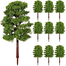 20 Pack Green Model Trees 3.14X1.57X1.57In Miniature Scenery Landscape Decoration for Architectural Model Trains Craft Indoor Desk Home Office