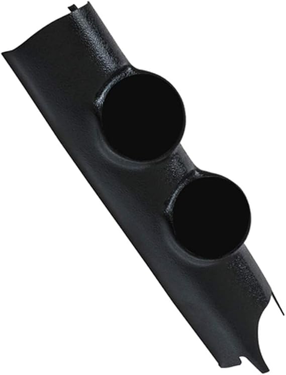 GlowShift Black Dual Pillar Gauge Pod Fits Jeep Wrangler JK 2011-2018