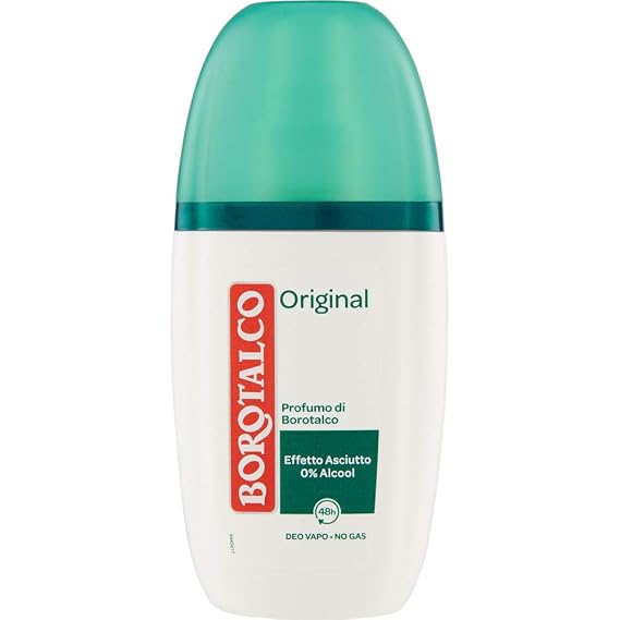 Borotalco Deodorant Vapo No Gas Original 75 Ml. (2.53 Oz) Dry Effect [Italian Product