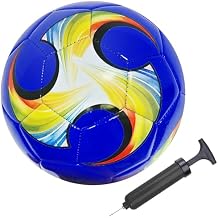 ABAJI Soccer Ball Size 3 4 5 Kids Toddlers Toy Gift Colorful Pattern Practice Training Boys Girls Come with Inflator