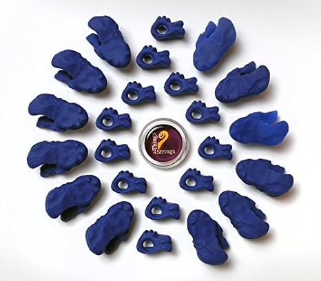 Original Bow Buddy Bright Blue Things 4 Strings Bow Hold Buddies Studio Kit of ViolinViola Teaching Aid Accessories
