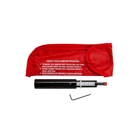 AMS 59032 Pocket Penetrometer, Soil Strength Penetrometer, Handheld, Lightweight