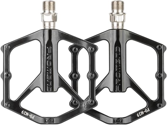 Mountain Bike Pedals, Large Size Aluminum Alloy Body