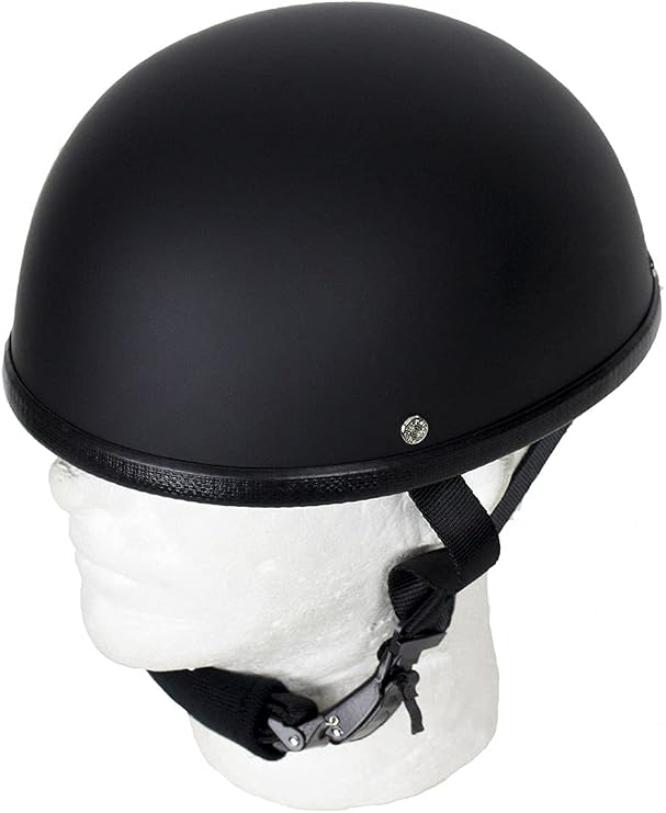 Classic Eagle Style Novelty Skull Cap, Basic Flat Eagle Novelty Cap (Black)