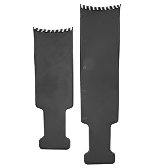 Highlight Board Professional Hair Dye Highlighting Paddle Comb with Teeth for Hairdressing - Hair Color Board for Barber Shops and DIY Coloring