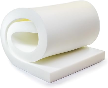 AK TRADING CO. Upholstery Foam Cushion, High Density Foam Sheet - Made in USA, 3 x 30 x 72