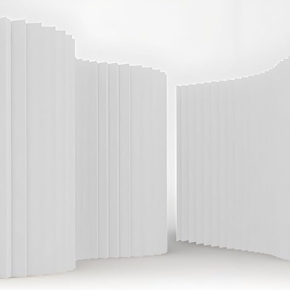 Room Divider,Paper partition for Room Separation,Room Divider Panel,Partition Room Dividers Freestanding,Folding Privacy Screens,for Home/Office/Clothing Store/Enterprise