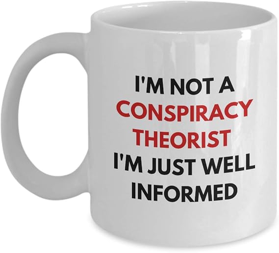 Im Not A Conspiracy Theorist Im Just Well Informed Magic Color Changing Mug Ceramic Tea Cup Funny Friend Gift Coffee Mug for Women and Men 11oz with Handle Microwave Safe