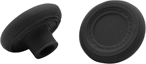 2PCS Joystick Cap Compatible for AYN Thor, Gaming Console Thumb Stick Grip Rocker Caps Thumbstick Button Cover Replacement Repair and Modification Parts (black)