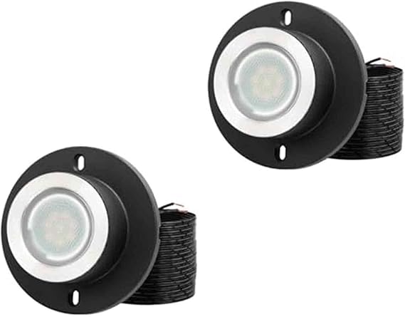3W LED Pond Lights, IP68 Waterproof Underwater Light, 12-24V AC/DC Low Voltage Landscape Lighting, Outdoor Landscape Light, for Fountain Pool Fish Tank Pond Fountain Garden(White Light)