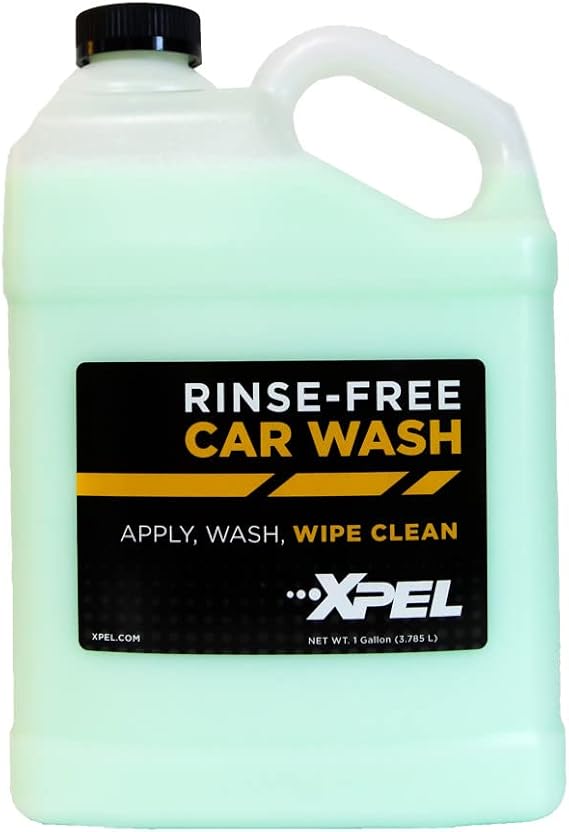XPEL Rinse Free Car Wash 1 Gallon Concentrate, Waterless Car Wash Solution, Scratch-Free, Eco-Friendly, Safe for Ceramic Coating, Cars, Trucks, Boats & Motorcycles