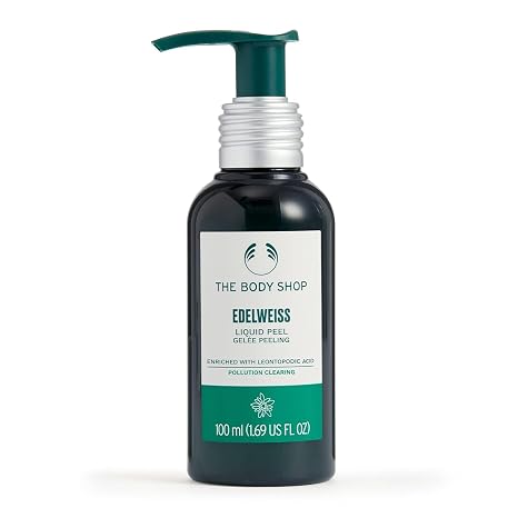 The Body Shop Edelweiss Liquid Peel Exfoliates, Removes Impurities & Pollutants Vegan 100ml