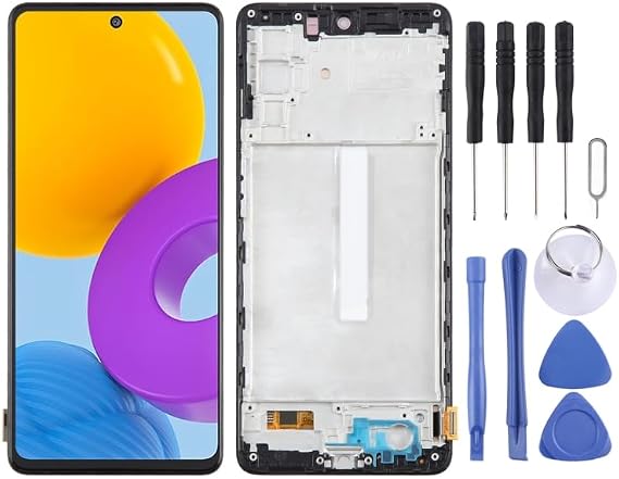 for Galaxy M52 5G SM-M526B 6.43inch OLED LCD Screen for Digitizer Full Assembly with Frame Mobile Displays