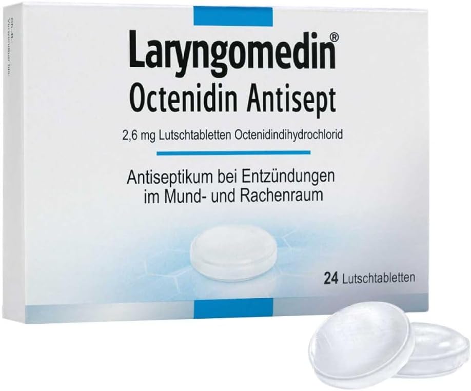 LARYNGOMEDIN Octenidine Antisept 2.6 mg Lozengers Pack of 24