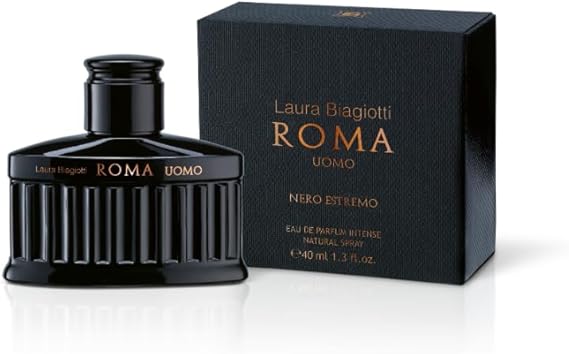Laura Biagiotti, Roma Men's Extreme Black, 40 ml