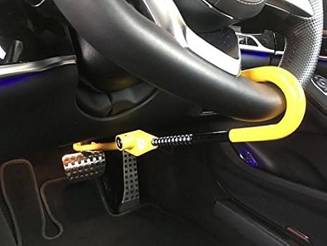 Milenco Classic Brake Lock Motorhome Car Van Security Anti Theft Deterrent, Yellow, Nicht zutreffend