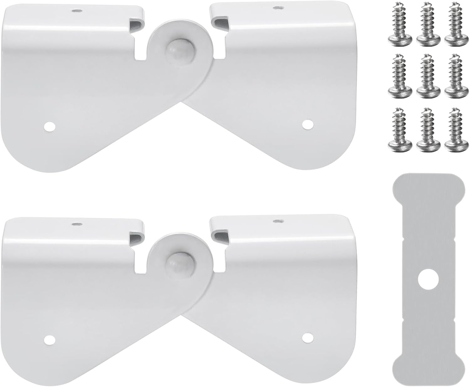 Gutter Downspout Flip-Up Hinge, Gutter Extension Hinge 2 Pack Downspout Hinge