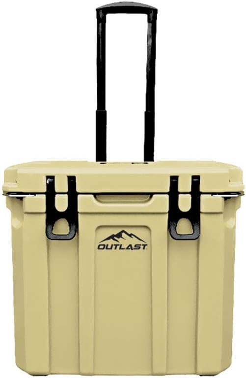 Outlast Life 37 Qt OD Series, Rotomolded Premium Ice Cooler with Cutting Board/Divider