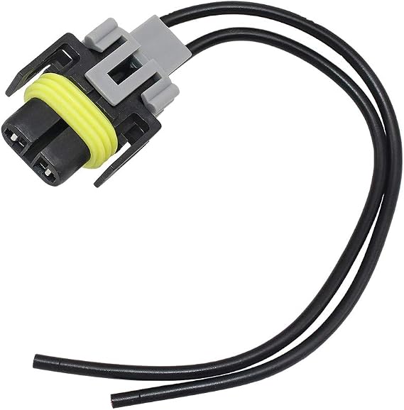 12043215 12085498 88862217 85855 S553 Fog Light Connector Pigtail Wiring 2-Wire Fog Lamp Socket Bulbs 881 and 889