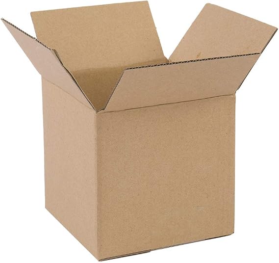100 Packs 4 x 4 x 4 inches Cardboard Paper Boxes Mailing Packing Shipping Box Corrugated Carton (4 x 4 x 4 inch)