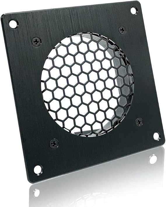 80MM Ventilation mesh for Cabinet AV Electronic Cabinet PC Computers, Also Includes a kit to Install an 80mm Fan