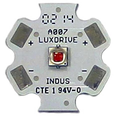 Cree Xlamp XP-E2 Red LED Star Pack of 2