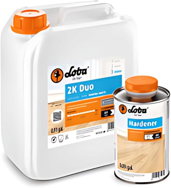LOBA 2K Duo Extra-Matte Water Based Polyurethane , 1 GAL