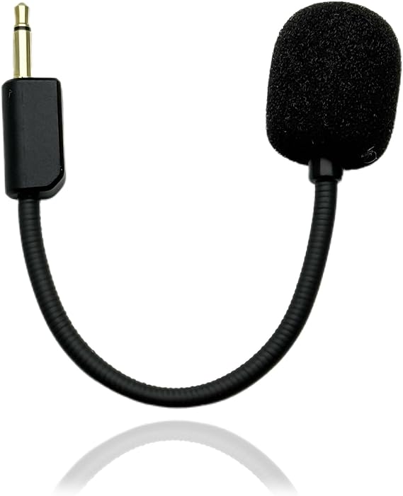 Replacement Microphone for Razer BlackShark V2 and V2 Pro Wireless Gaming Headsets Noise Cancelling Crystal Clear Voice Boom Mic for Switch PS5 PS4 Mac PC Computer, 3.5 mm Jack
