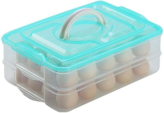 Deviled Egg Containers with Lid, Portable Egg Carrier Tray