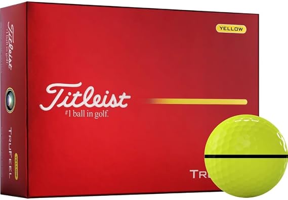 Titleist TruFeel Yellow AlignXL Golf Balls - 2026 Model