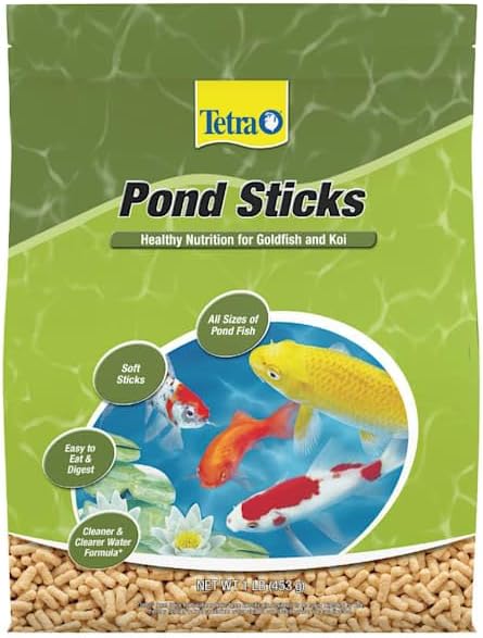 Tetra Pond Sticks Pond Fish Food for Goldfish and Koi 1 lb.