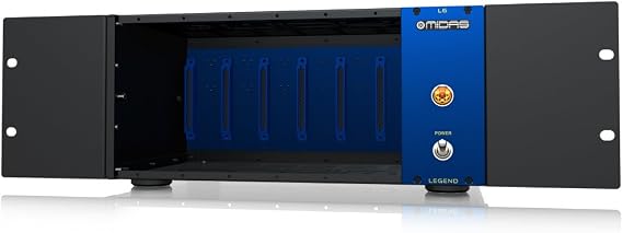Midas LEGEND L6 - 500 Series Portable Chassis for 6 Modules with Advanced Audio Routing and Rackmount Kit