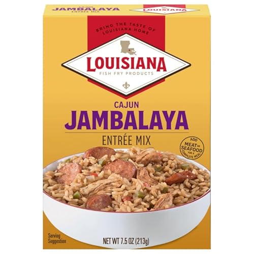 Louisiana Fish Fry Products Cajun Jambalaya Entree Mix, 8 oz Pack of 12