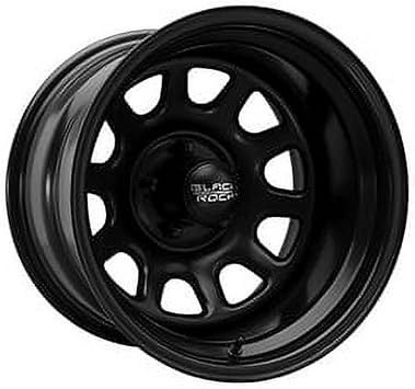 Black Rock D Widow 15x8 Black Wheel/Rim 5x4.5 with a -19mm Offset and a 83.82 Hub Bore. Partnumber 942581237