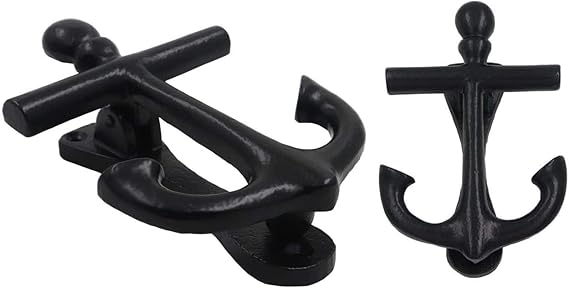 The Metal Magician Black Antique Cast Iron Door Knocker Black 4