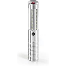 Rechargeable LED Strobe Baton Flashing Light for Champagne 1800mAh Battery Bottle Flash LED Bottle Service Champagne Bottle for KTV Bar Club Party White Light (Silver) [Energy Class E]