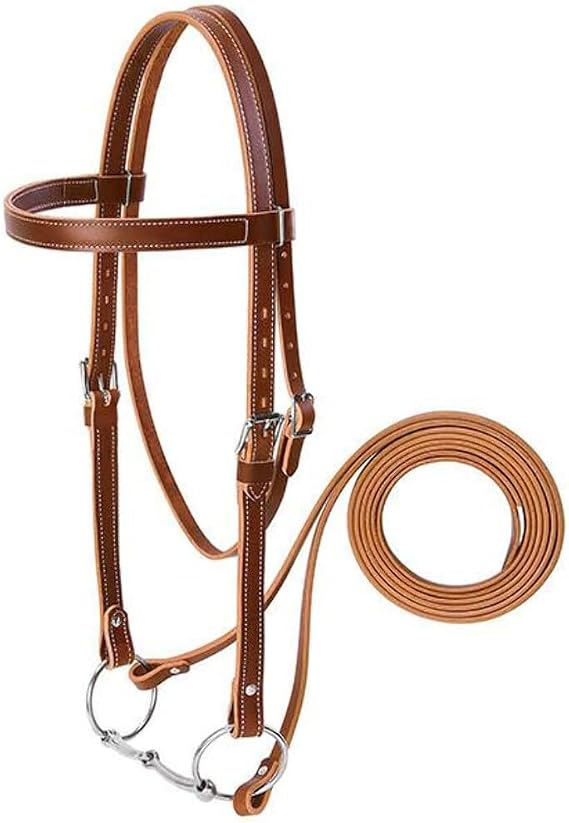 Weaver Leather Draft Horse Riding Bridle, Average