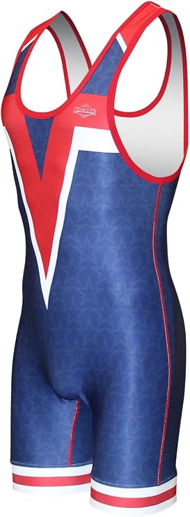 Matman USA The U.S.A. Stars Men's Wrestling Singlet