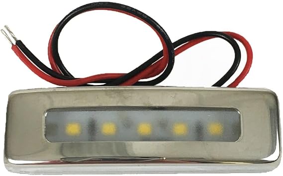 Scandvik R-5 LED Courtesy Light (Option: White Side Illumination)