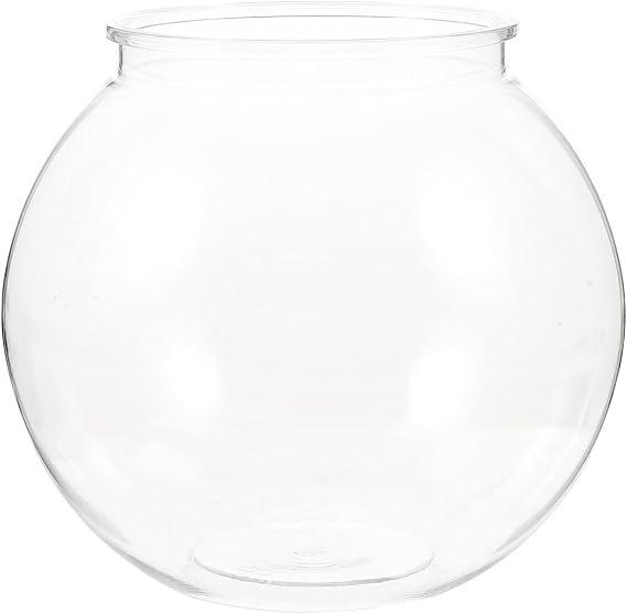 Transparent Fish Tank Compact Aquarium Betta Ideal Household Fish Bowl Home Decor